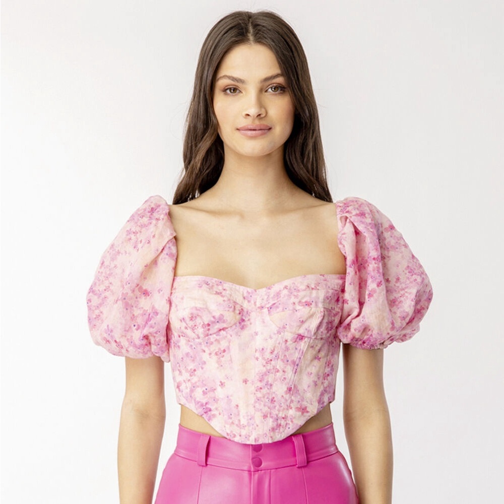 Bardot crop corset